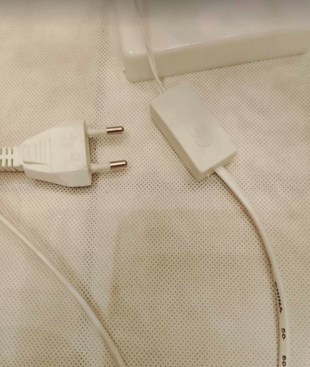 Dekoracja drzewko led ozdobne z piórkami światło BIAŁE CIEPŁE