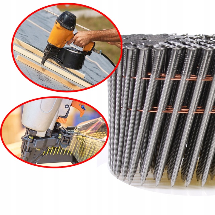 Gwoździe do gwoździarki bębnowe 2,8/80 R 4500szt.