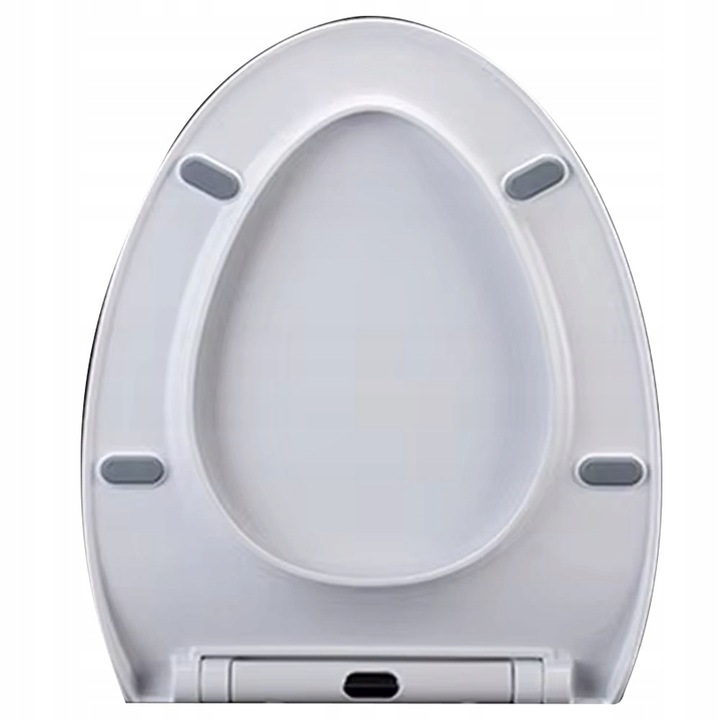 Deska sedesowa wolnoopadajaca uniwersalna do WC klozetowa twarda easy clean