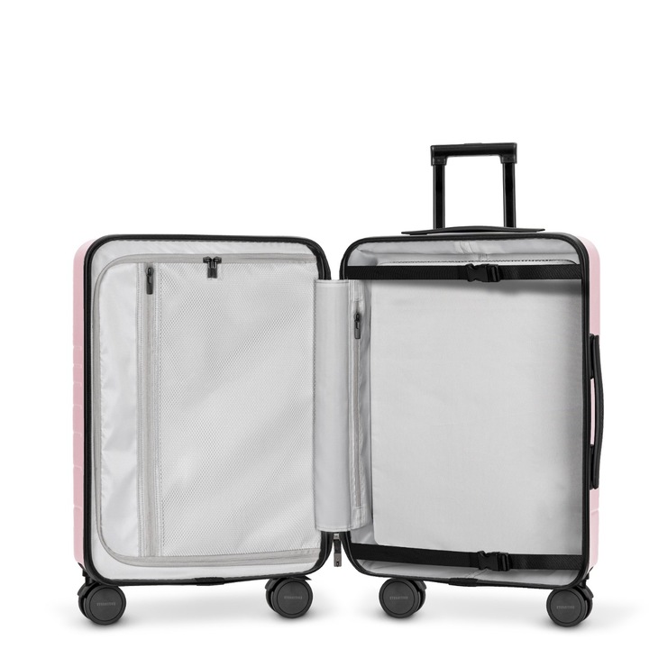 ETERNITIVE Walizka kabinowa, Port USB-C USB-A, Koła 360°, Poliwęglan & ABS