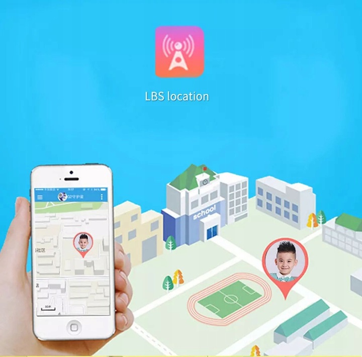 INTELIGENTNY ZEGAREK DLA DZIECI SMARTWATCH LBS TELEFON SOS IP67 DLA