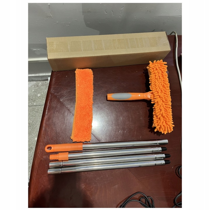 MYJKA DO OKIEN SZYB TELESKOPOWY Z ŚCIĄGACZKA WODY ZESTAW DUŻA WYSOKOŚĆ 2W1