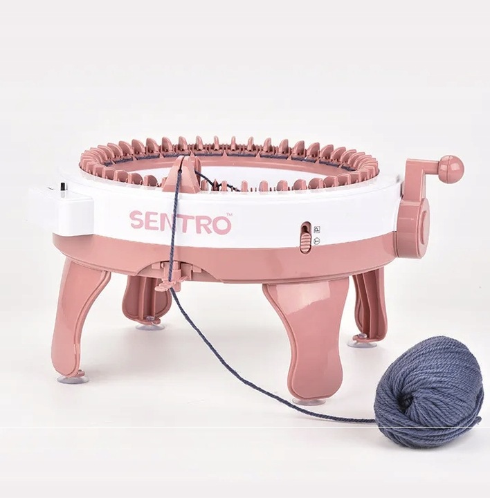 MASZYNA DZIEWIARSKA DO ROBIENIA NA DRUTACH WRZECIONO 48 IGIEŁ ZESTAW MŁYNEK