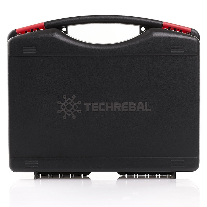 PRECYZYJNA LUTOWNICA TECHREBAL TBC80W Z LCD 80W + ZESTAW AKCESORIÓW 14W1