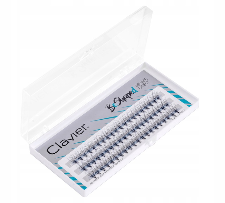 Clavier Kępki Rzęs BeShaped 10mm, skręt B