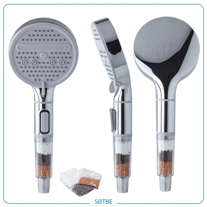 Słuchawka prysznicowa oszczędzająca 60% 6l/min Główka Rączka do prysznica