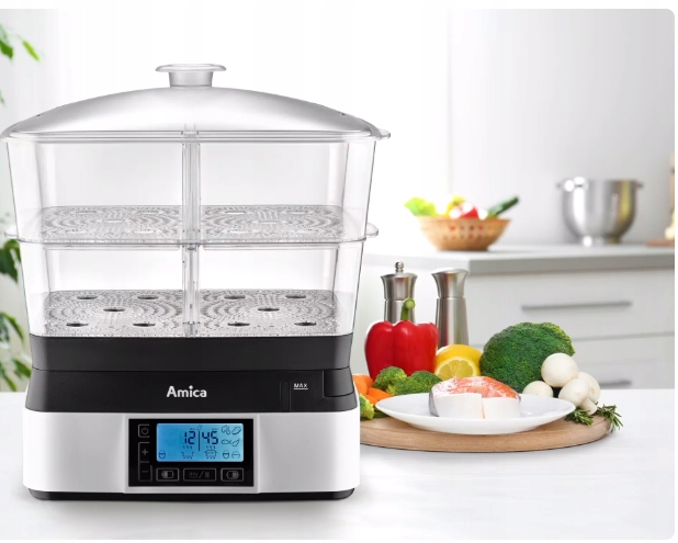 Parowar Amica PT 4011 11l 1800W 7 programów LCD