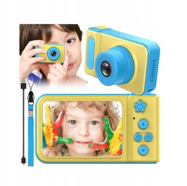 APARAT CYFROWY KAMERA DLA DZIECI HD 1080p + GRY