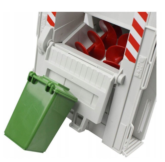 ZDALNIE STEROWANY SAMOCHÓD MERCEDES ŚMIECIARKA AUTO RC PILOT LED POJAZD