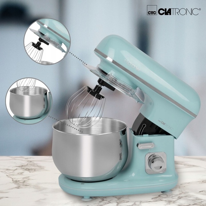 ROBOT KUCHENNY PLANETARNY BLENDER MIKSER UGNIATARKA DO CIASTA 1100W 5L