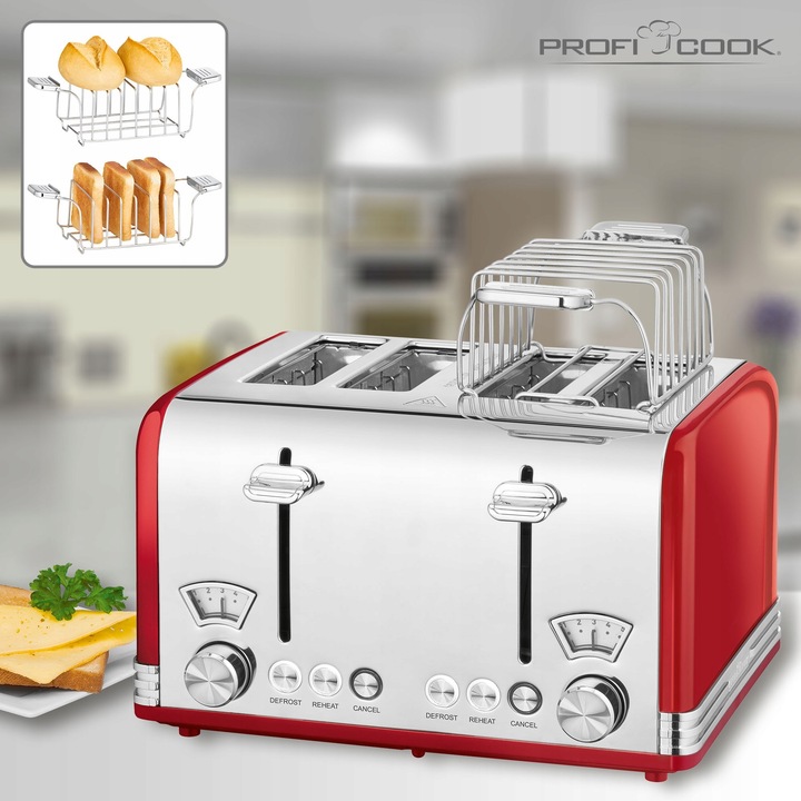 TOSTER OPIEKACZ DO 4 KANAPEK TOSTÓW SANDWICH Profi
