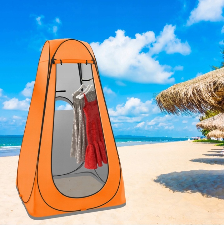 3W1 Namiot Plażowy Przebieralnia Toaleta WC Kabina Prysznic Kempingowy 185c
