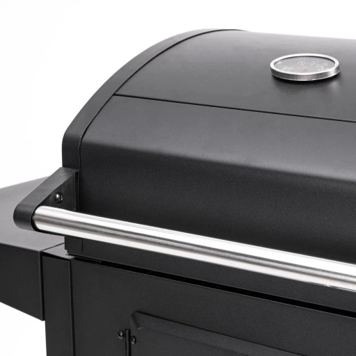 GRILL WĘGLOWY OGRODOWY SMART RUSZT ŻELIWNY WÓZEK