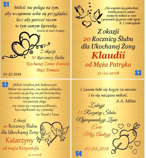 Złoty Łańcuszek Nieskończoność Celebrytka Grawer