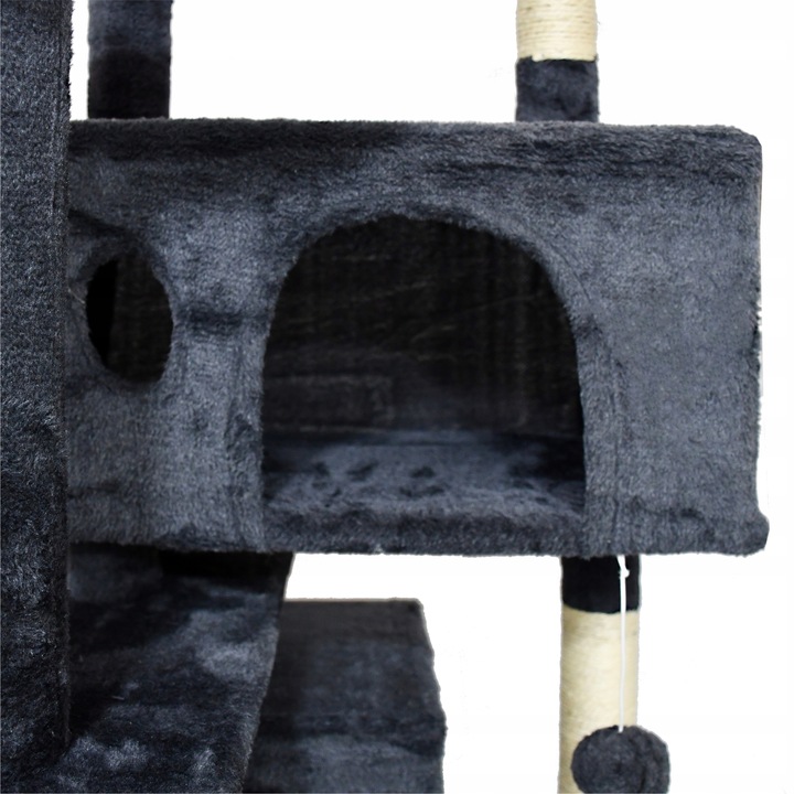 DRAPAK DLA KOTA DRZEWO WIEŻA LEGOWISKO DOMEK 7 POZIOMÓW DUŻY STABILNY