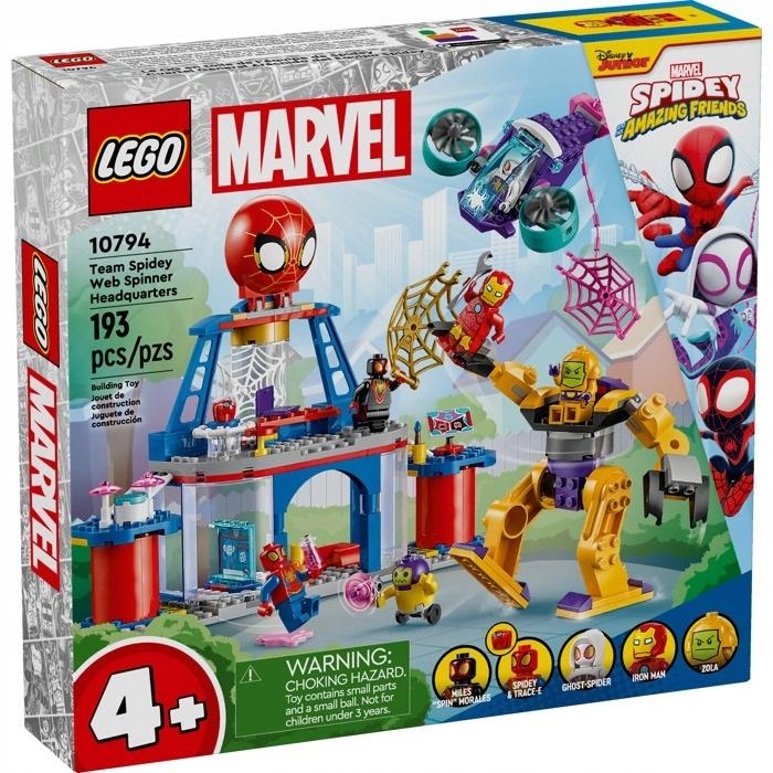 LEGO MARVEL 10794 SIEDZIBA WEB SPINNER