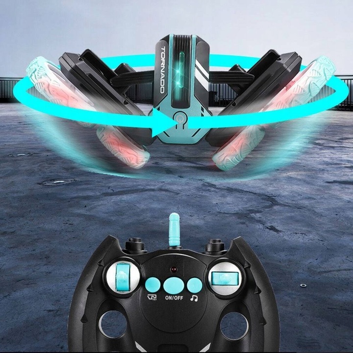 SAMOCHÓD TWISTER KASKADER AUTO RC ZDALNIE STEROWANY GESTAMI PILOT 360 USB