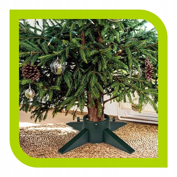 STOJAK CHOINKOWY Z POJEMNIKIEM NA WODĘ 1L PODSTAWKA POD CHOINKĘ DRZEWKO