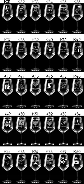 Kieliszek do wina XXL z grawerem prezent dla niej Dzień Kobiet WALENTYNKI