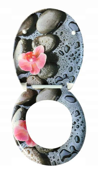 DESKA WC KLOZETOWA SEDESOWA WOLNOOPADAJĄCA KOLOROWA KAMIEŃ STORCZYK ESTIVA