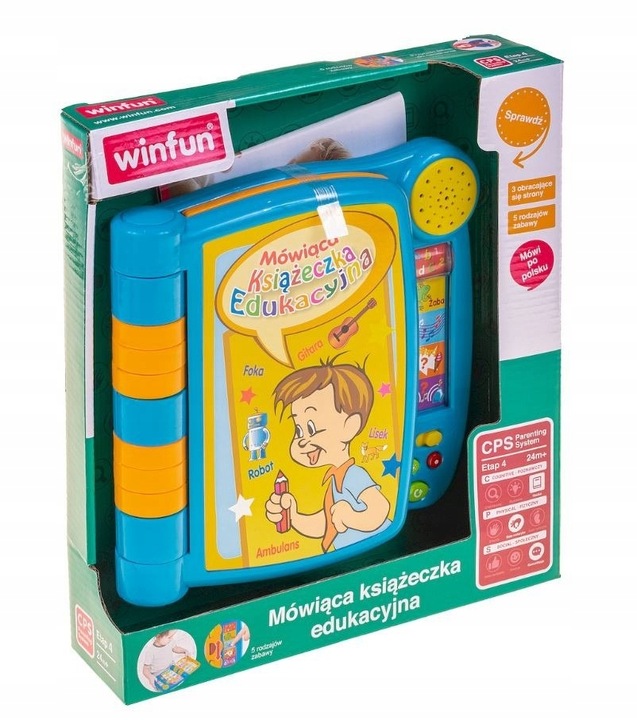 9019 Smily Play MÓWIĄCA KSIĄŻECZKA EDUKACYJNA UCZY KSIĄŻKA INTERAKTYWNA
