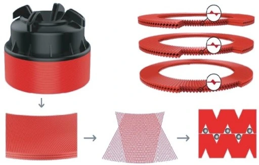 Filtr antypiaskowy 1" dyskowy do pompy hydroforu gwint zewnętrzny