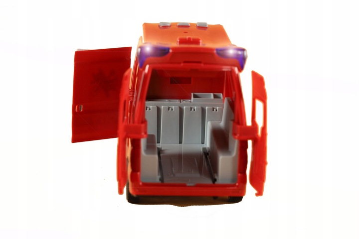 STRAŻ POŻARNA SAMOCHÓD ZABAWKA WÓZ AUTO STRAŻACKI POJAZD NAPĘD GUMOWE KOŁA