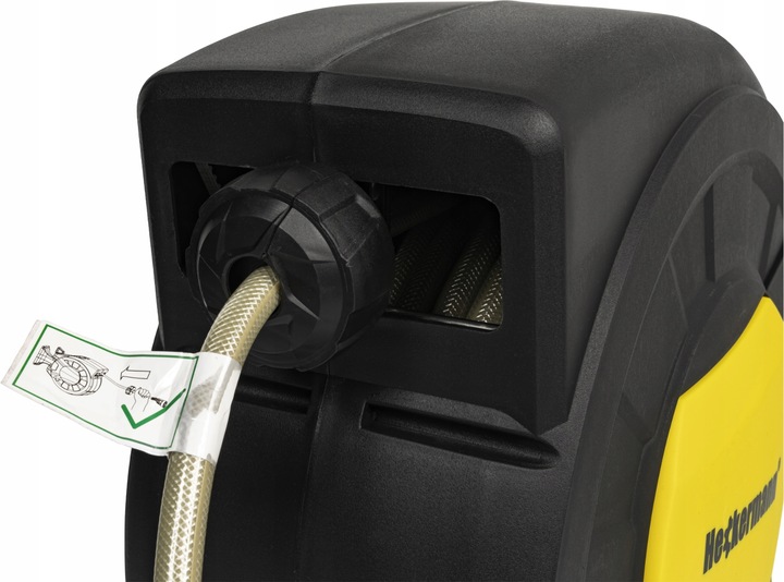 WĄŻ OGRODOWY ZWIJANY AUTOMATYCZNY BĘBEN PISTOLET ZRASZACZ KOŃCÓWKI 27m