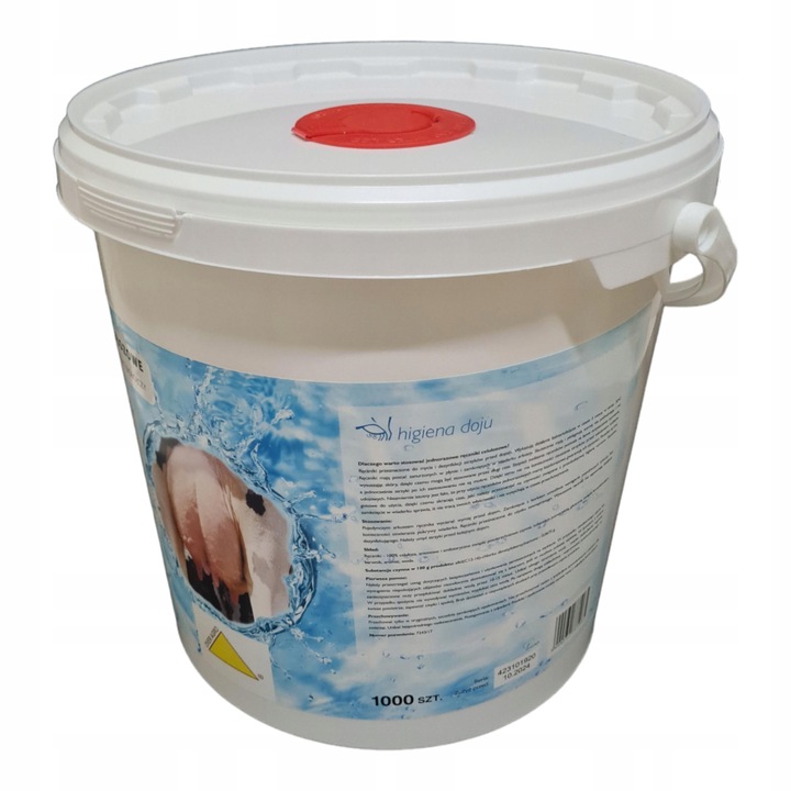 Ręczniczki do mycia wymion wiaderko 1000szt. Over
