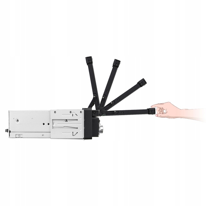 RADIO SAMOCHODOWE 1 DIN ANDROID 13 GPS USB WIFI WYSUWANY PILOT CARPLAY