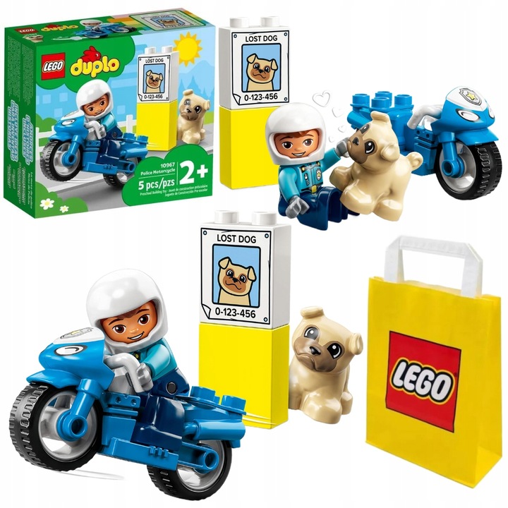LEGO Duplo 10967 Motocykl policyjny