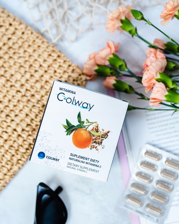 2x Witamina C C-olway COLWAY 100 kaps. - Suplement Diety Adelia