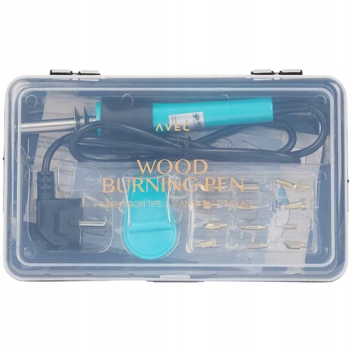 LUTOWNICA WYPALARKA PIROGRAF DO DREWNA + AKCESORIA