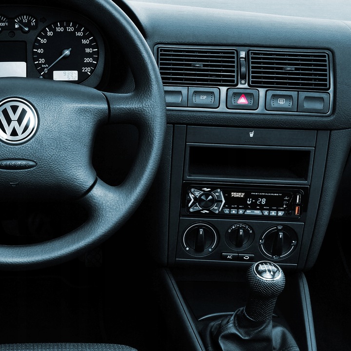 Radio Samochodowe Bluetooth 1-DIN USB AUX MP3 LCD Mikrofon Pilot Zestaw