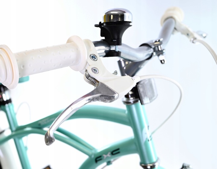 ROWER DLA DZIEWCZYNKI 20 CALI ROWEREK DZIECIĘCY MIĘTOWY BŁOTNIKI ODBLASKI