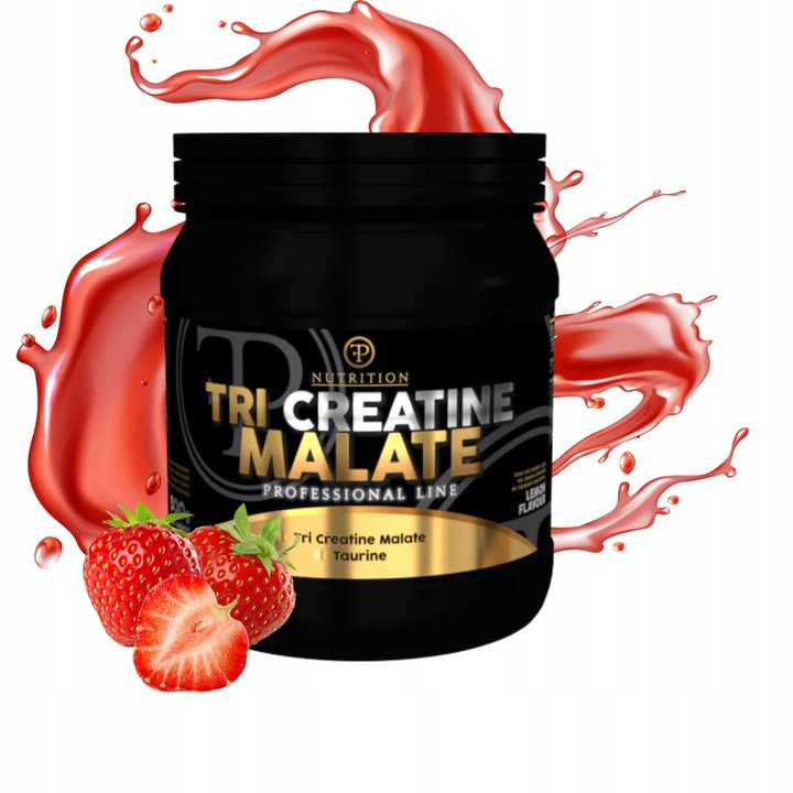Tri Creatine Malate PF Nutrition 500g Truskawka
