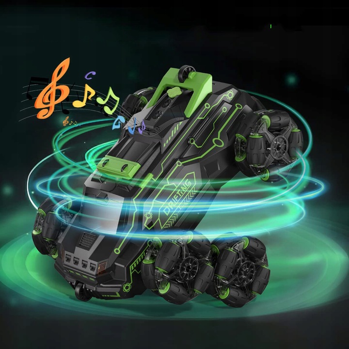 SAMOCHÓD ZDALNIE STEROWANY RC RĘKĄ GESTAMI PILOT AUTO PODŚWIETLENIE 4x4