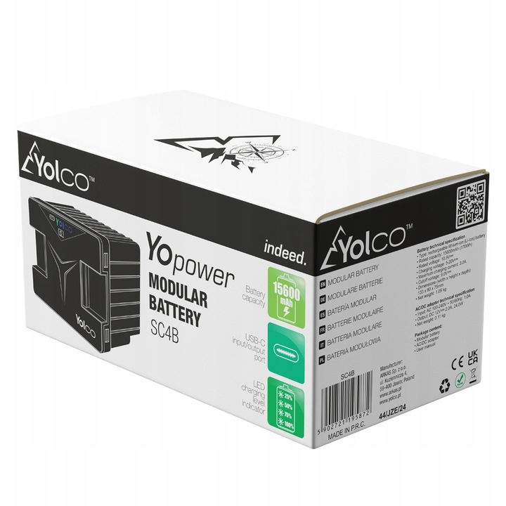 BATERIA MODUŁOWA DO LODÓWEK YOLCO SC4B BCX30/40/50 ET8/18 TCX50/60 GCX37/47