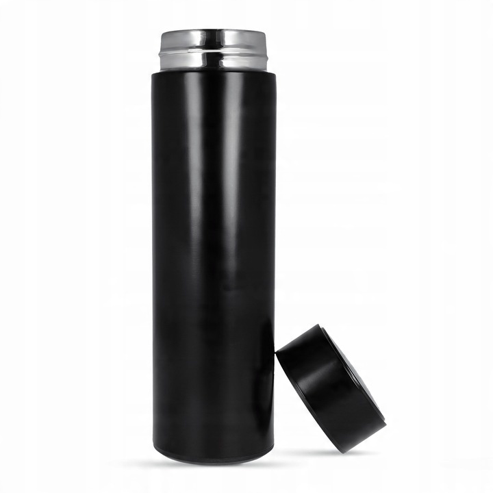 Kubek Termiczny Termos LED 500ml Duży | Butelka Na Kawę Herbatę Wyświetlacz