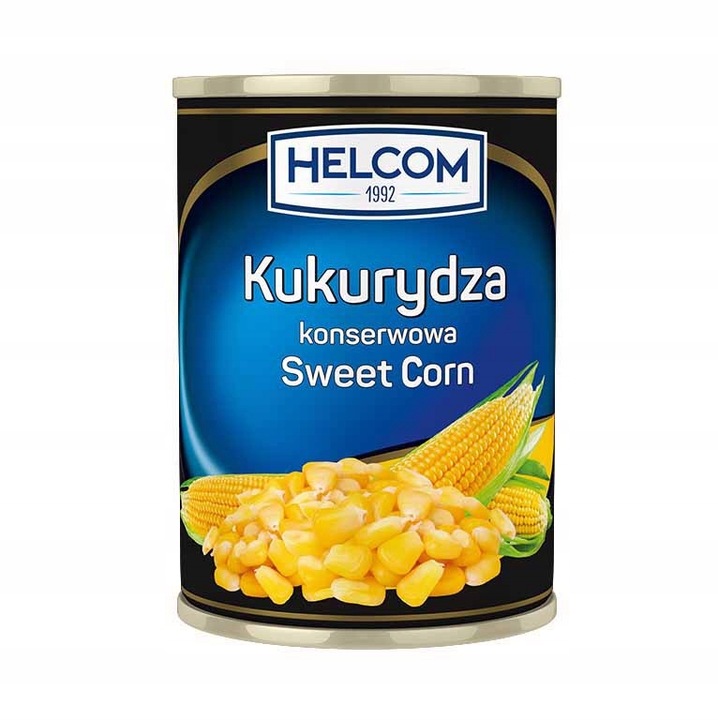 KUKURYDZA KONSERWOWA 12 X 400g SŁODKA HELCOM
