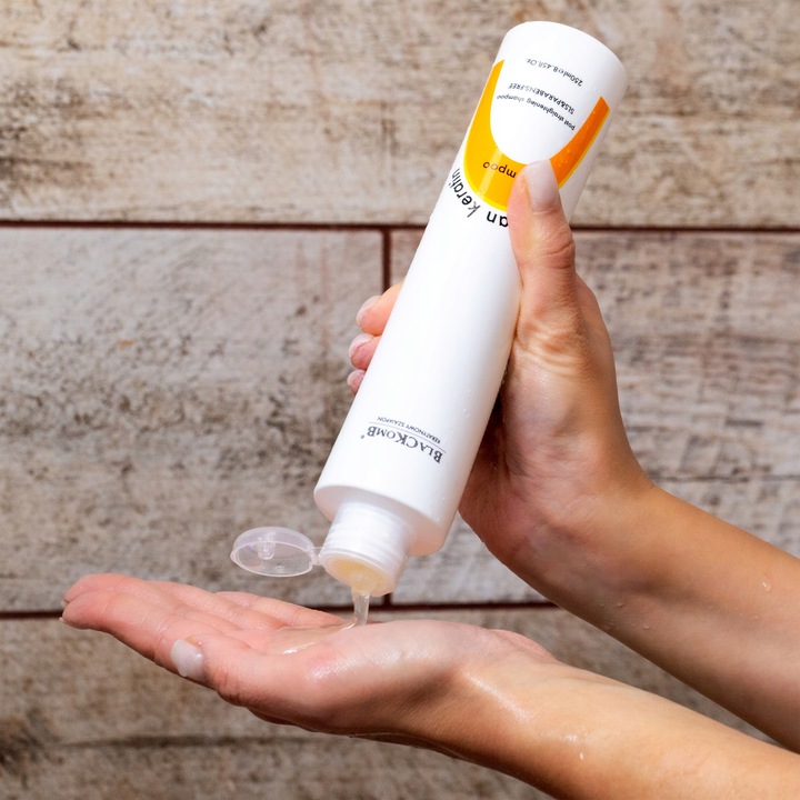 Szampon + Odżywka Po Keratynowym Prostowaniu Włosów BEZ SLS Zestaw 2x250ml