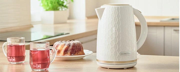 Czajnik SENCOR SWK 7200 2200 W 1.7 L Biały