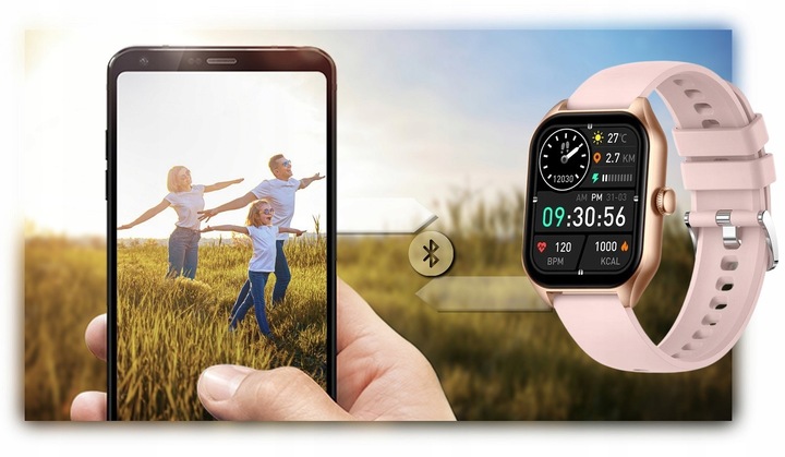 ZEGAREK SMARTWATCH RUBICON DLA DZIEWCZYNKI PREZENT NA KOMUNIĘ +TOREBKA