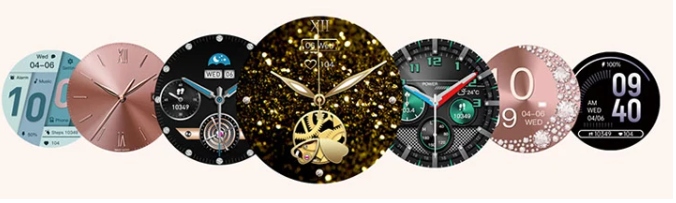 SMARTWATCH ELEGANCKI ZEGAREK DAMSKI POLSKIE MENU 2 paski