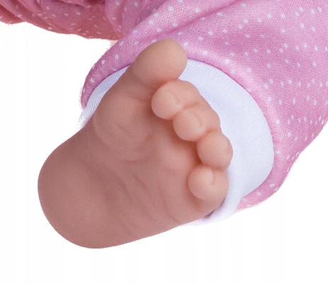 Duża lalka bobas, smoczek i butelka z mlekiem, Berenguer 15345, 51cm