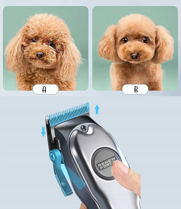 Mocna Maszynka do Strzyżenia Psa Psów Zwierząt Profesjonalna STALOWA JAKOŚĆ