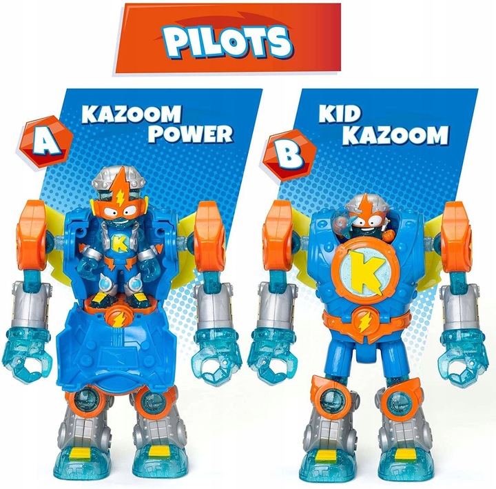 SUPER THINGS ROBOT SUPERBOT KID KAZOOM POWER 15 CM