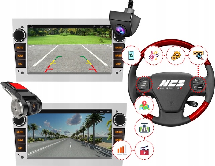 RADIO NAWIGACJA ANDROID OPEL ASTRA H CORSA D ZAFIRA B VECTRA C BLUETOOTH