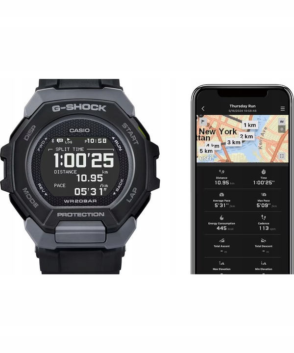 Zegarek męski Casio G-SHOCK G-Squad Casio-GBD-300-1ER