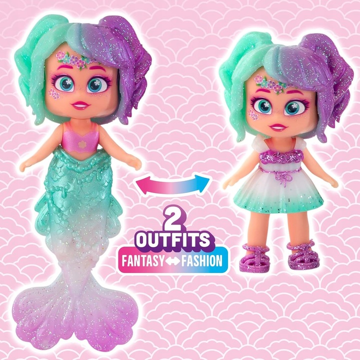 Kookyloos SYRENKA Mermaid Pearl + PET PART Roxy - lalki LALECZKI lalka PETS